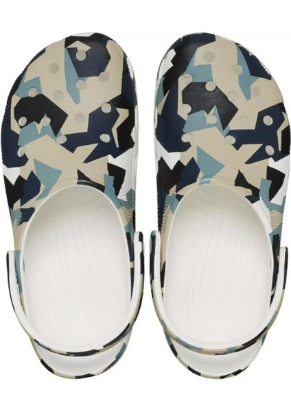 Geo Camo Clog Unisex Terlik
