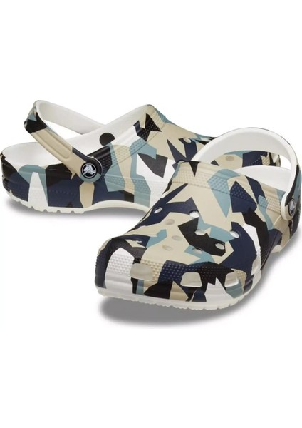 Geo Camo Clog Unisex Terlik