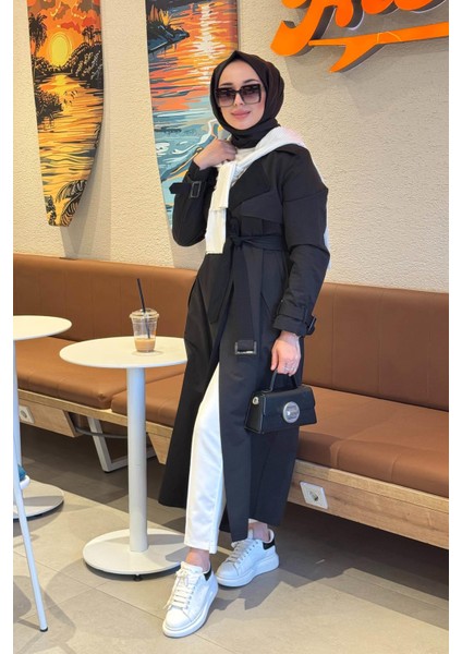 Trençkot T25PF-8011 Siyah fiyatları