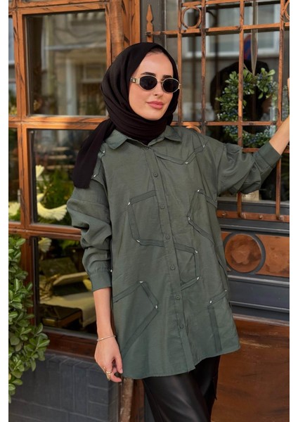 Gömlek W-6146 Zümrüt modelleri