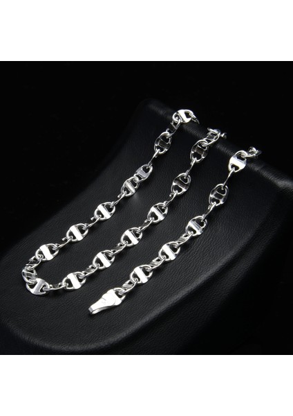 100 Mikron Force Ezme Barlı Gümüş Zincir