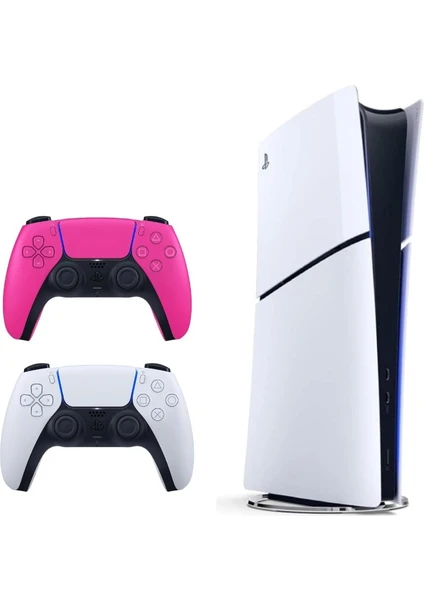 Sony Playstation 5 Slim Digital 825 GB + 2. Pembe Dualsense Ithalatçı Garantili
