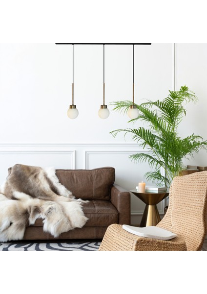 Üçlü Petite Beyaz Cam Avize Ince Eskitme Başlık Retro Sarkıt Restoran Salon Aydınlatma fiyatları