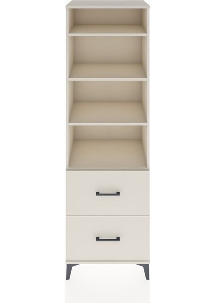 Hyperion Dolap 4 Raflı 2 Çekmeceli 60X44X195 Aytaşı-Aytaşı
