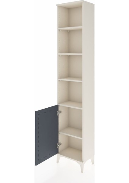 Arges Dolap 5 Raflı Tek Kapaklı 44X30X221 Aytaşı-Antrasit fırsatları