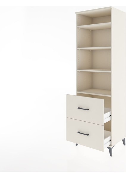 Hyperion Dolap 4 Raflı 2 Çekmeceli 60X44X195 Aytaşı-Aytaşı fırsatları