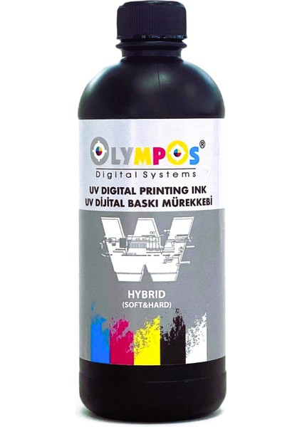 Olympos Uv Boya Beyaz Hybrıd (500 Ml.)