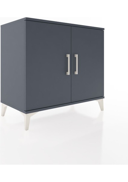 Hyperion Şifonyer 2 Raflı 2 Kapaklı 88X44X80 Antrasit-Antrasit fiyatları