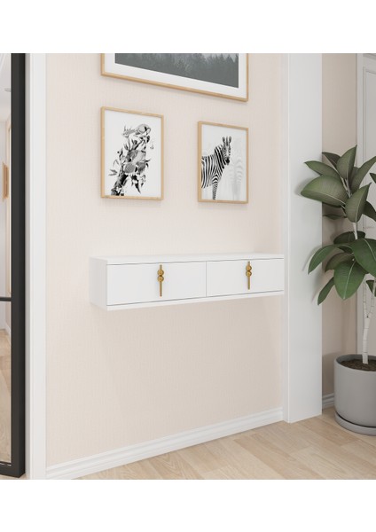 Skys Duvara Monte Dresuar | Beyaz - Beyaz