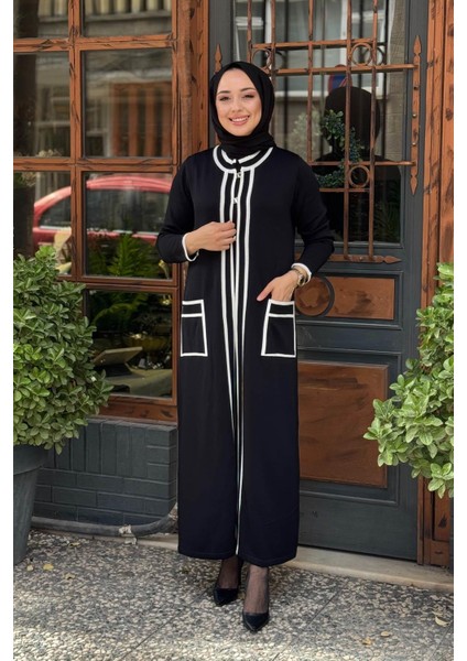 Nurcan Çetin Triko Hırka NR114 Siyah