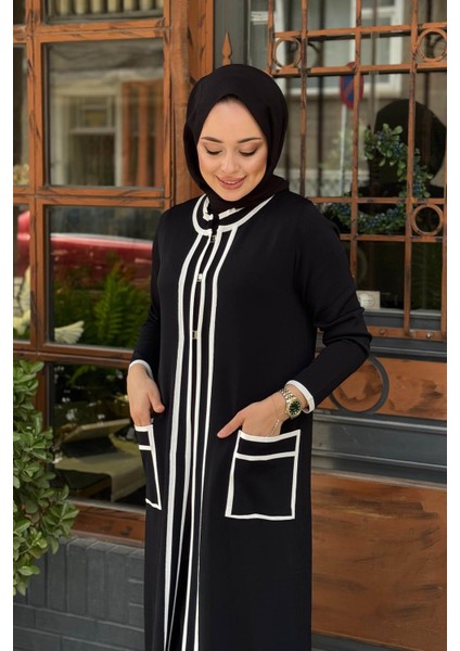 Nurcan Çetin Triko Hırka NR114 Siyah modelleri