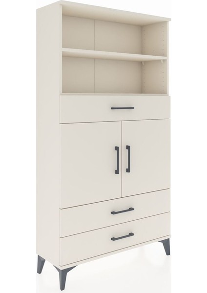 Arges Dolap 4 Raflı 3 Çekmeceli 2 Kapaklı 88X30X163 Aytaşı-Aytaşı fiyatları
