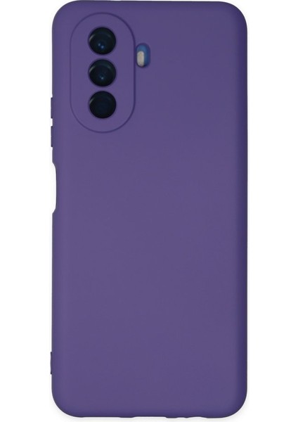 Huawei Nova Y70 Içi Kadife Kaplı Esnek Silikon Kapak Ryc/ Nano Lansman