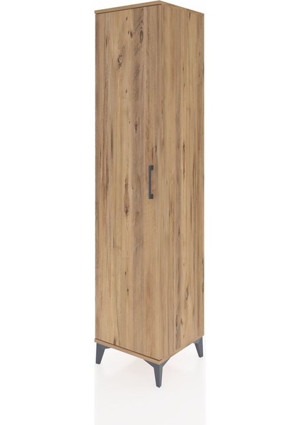 Hyperion Dolap 3 Raflı Tek Kapaklı Tek Askılı 44X44X195 Çam-Çam modelleri