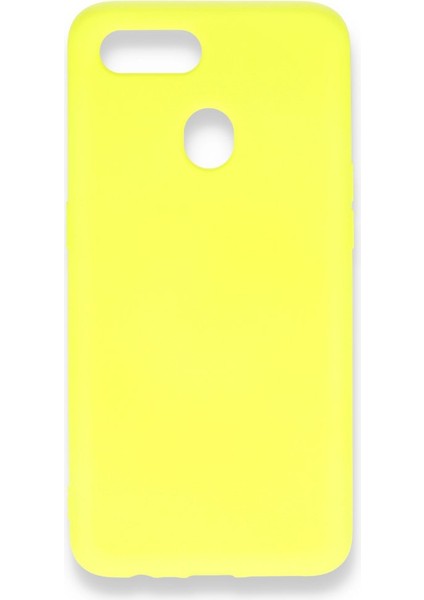 Oppo A12 Içi Kadife Kaplı Esnek Silikon Kapak Ryc/ Nano Lansman