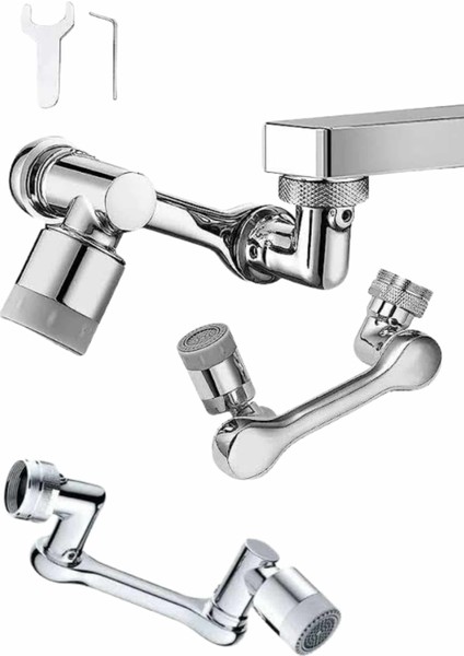 Mutfak Musluk Başlığı 1080 Derece Dönebilir Oynar Başlıklı Musluk Aparatı fırsatları