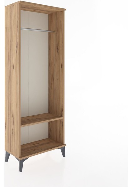 Arges Dolap Tek Raflı Kapaklı Tek Askılı 60X30X163 Çam-Çam fiyatları