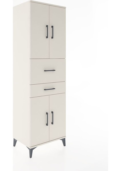 Hyperion Dolap 4 Raflı 2 Çekmeceli 4 Kapaklı 60X44X195 Aytaşı-Aytaşı fiyatları