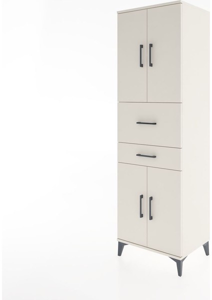 Hyperion Dolap 4 Raflı 2 Çekmeceli 4 Kapaklı 60X44X195 Aytaşı-Aytaşı modelleri