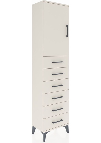 Arges Dolap 2 Raflı 6 Çekmeceli Tek Kapaklı 44X30X182 Aytaşı-Aytaşı fiyatları