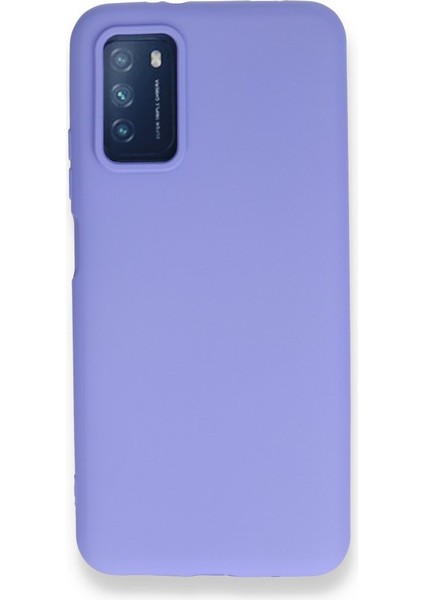 Poco M3 Kılıf Içi Kadife Kaplı Nano Silikon Kapak - Lila