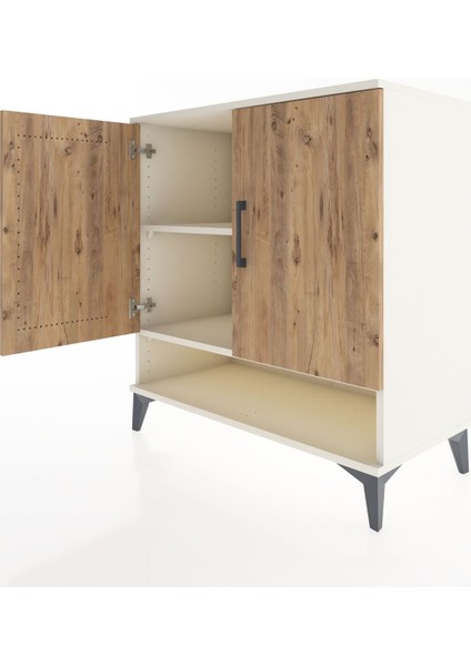Hyperion Şifonyer 2 Raflı 2 Kapaklı 88X44X96 Aytaşı-Çam fırsatları