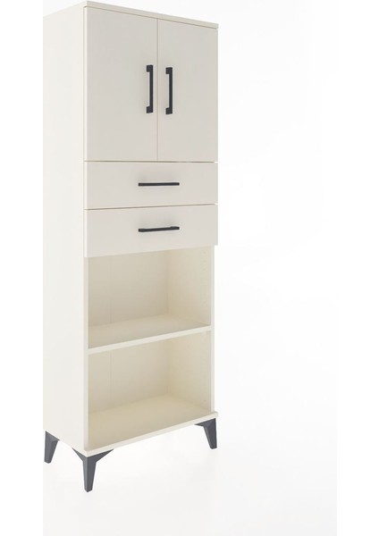 Arges Dolap 3 Raflı 2 Çekmeceli 2 Kapaklı 60X30X163 Aytaşı-Aytaşı fiyatları