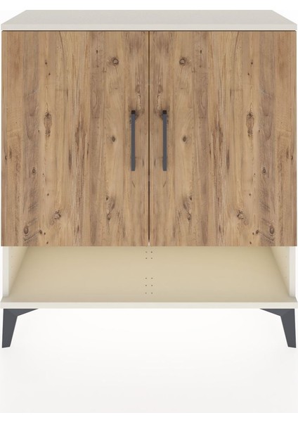 Arges Şifonyer 3 Raflı 2 Kapaklı 88X30X96 Aytaşı-Çam