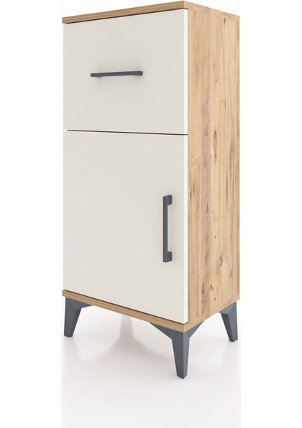 Arges Komodin Tek Raflı Tek Çekmeceli Tek Kapaklı 44X30X96 Çam-Aytaşı modelleri