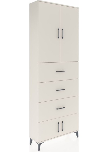 Arges Dolap 3 Raflı 3 Çekmeceli 4 Kapaklı 88X30X243 Aytaşı-Aytaşı fiyatları