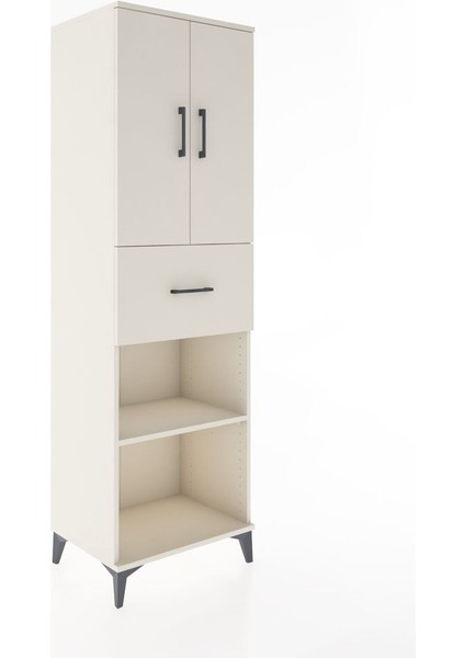 Hyperion Dolap 4 Raflı Tek Çekmeceli 2 Kapaklı 60X44X195 Aytaşı-Aytaşı fiyatları