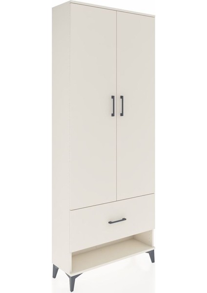 Arges Dolap 4 Raflı Tek Çekmeceli 2 Kapaklı 88X30X221 Aytaşı-Aytaşı fiyatları