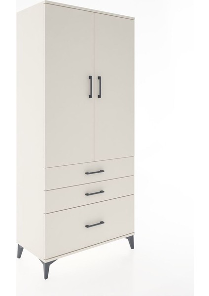 Hyperion Dolap 4 Raflı 3 Çekmeceli 2 Kapaklı 88X44X195 Aytaşı-Aytaşı fiyatları