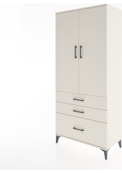 Hyperion Dolap 4 Raflı 3 Çekmeceli 2 Kapaklı 88X44X195 Aytaşı-Aytaşı modelleri