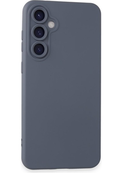 Samsung Galaxy S24 Kılıf Içi Kadife Kaplı Nano Silikon Kapak - Gri