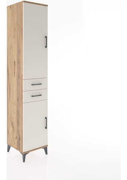 Hyperion Dolap 4 Raflı 2 Çekmeceli 2 Kapaklı 44X44X221 Çam-Aytaşı fiyatları