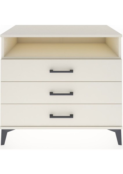 Hyperion Şifonyer Tek Raflı 3 Çekmeceli 88X44X80 Aytaşı-Aytaşı