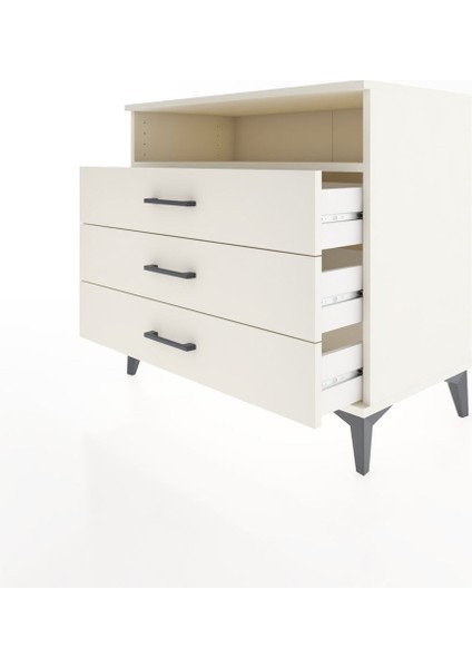 Hyperion Şifonyer Tek Raflı 3 Çekmeceli 88X44X80 Aytaşı-Aytaşı fırsatları