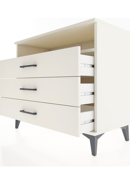 Hyperion Şifonyer Tek Raflı 3 Çekmeceli 88X44X80 Aytaşı-Aytaşı indirimleri