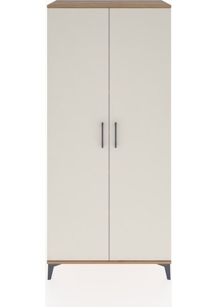 Hyperion Dolap 5 Raflı 2 Kapaklı 88X44X195 Çam-Aytaşı