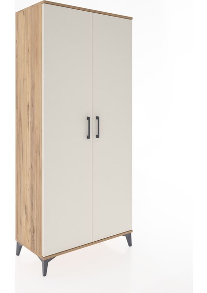 Hyperion Dolap 5 Raflı 2 Kapaklı 88X44X195 Çam-Aytaşı fiyatları