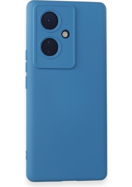Vivo V29 Lite Kılıf Içi Kadife Kaplı Nano Silikon Kapak - Mavi