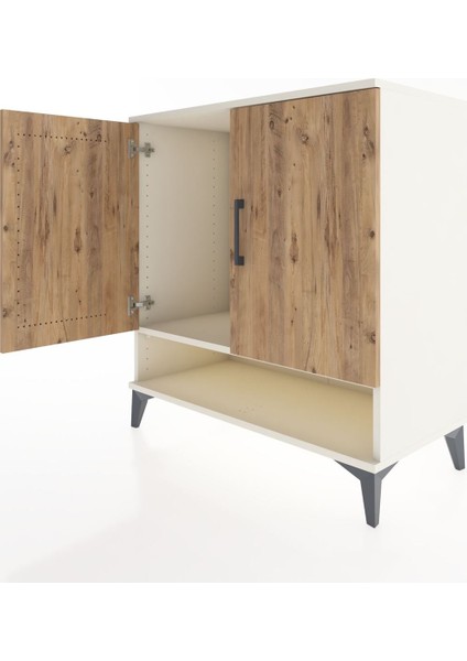 Hyperion Şifonyer Tek Raflı 2 Kapaklı 88X44X96 Aytaşı-Çam fırsatları