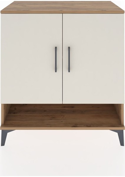 Hyperion Şifonyer 2 Raflı 2 Kapaklı 88X44X96 Çam-Aytaşı