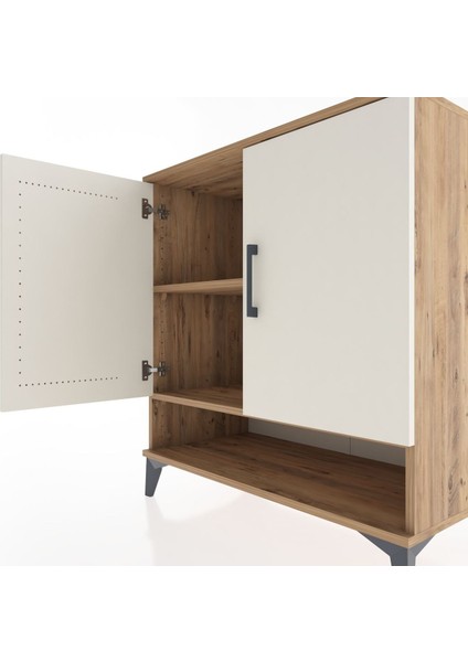 Hyperion Şifonyer 2 Raflı 2 Kapaklı 88X44X96 Çam-Aytaşı indirimleri