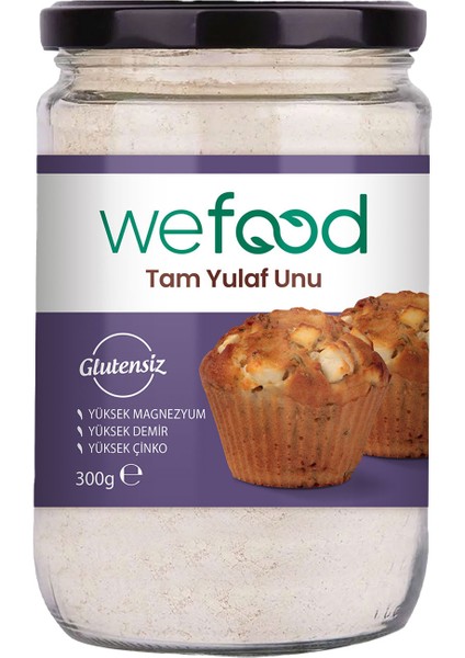 Glutensiz Tam Yulaf Unu 300 gr 8681749104895