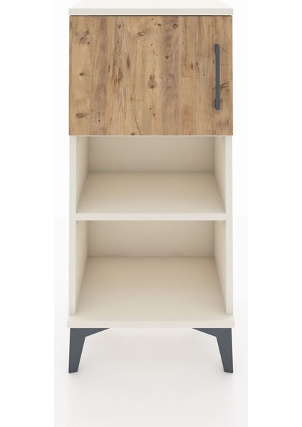 Arges Komodin 2 Raflı Tek Kapaklı 44X30X96 Aytaşı-Çam