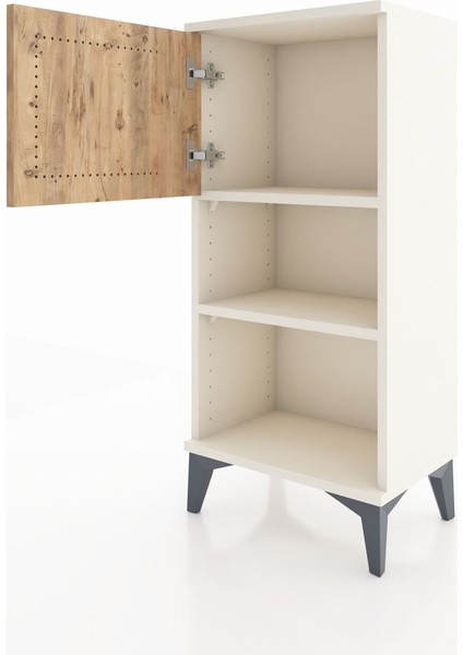 Arges Komodin 2 Raflı Tek Kapaklı 44X30X96 Aytaşı-Çam fırsatları