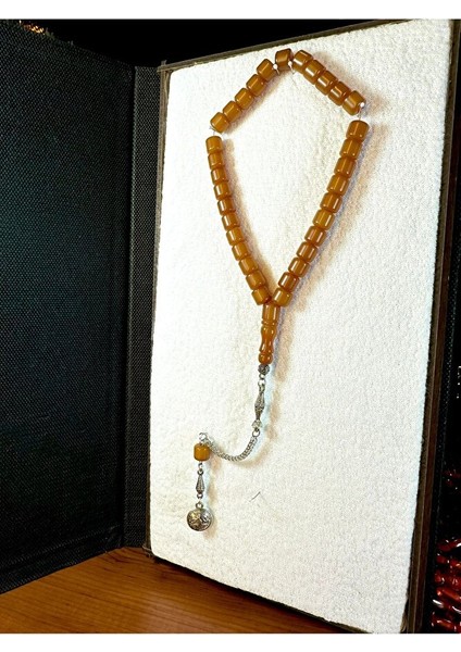 Sıkma Çubuk Kehribar Tesbih Bal-Sarı Renkli Tekerlek Kesim 10MM T-157 fırsatları