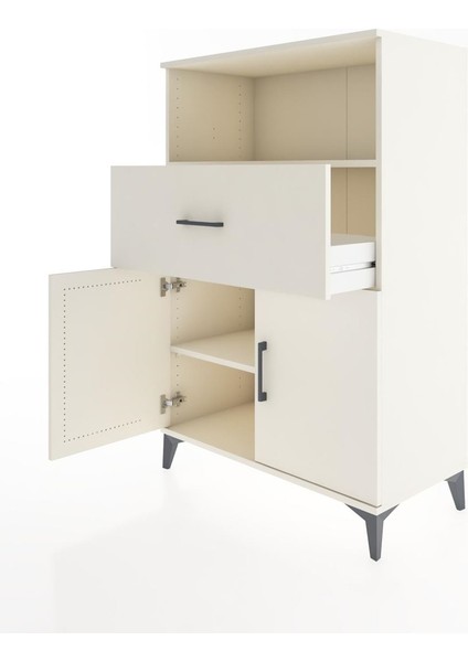 Hyperion Dolap 2 Raflı Tek Çekmeceli 2 Kapaklı 88X44X134 Aytaşı-Aytaşı fırsatları